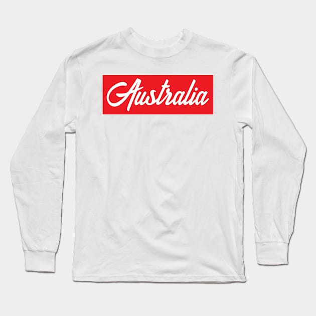 Australia Australian Long Sleeve T-Shirt by ProjectX23